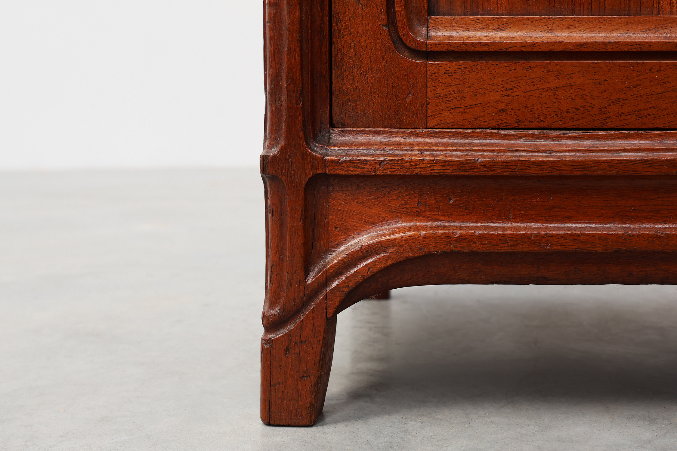 Pair Art Nouveau Nightstands with marble top by Paul Alexandre Dumas, France ca. 1910thumbnail